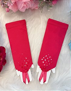 Luvas De Princesa Festa De Casamento Pink