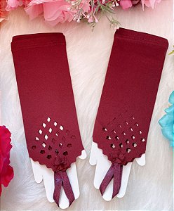 Luvas De Princesa Festa De Casamento Marsala