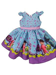 Vestido Monstros SA Festa Luxo