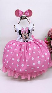 Vestido Minnie Rosa Tematicos Luxinho