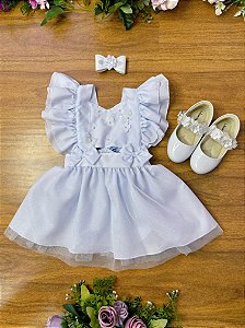 Romper Jardim Encantado Branco