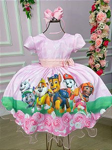 Vestido Temáticos Patrulha Canina