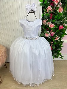 Vestido Longo Festa Formatura Branco