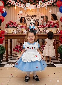 Vestido da Alice no País das Maravilhas Princesa