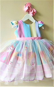 Vestido Super Luxo Infantil Boneca Me Too