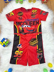 Fantasia Infantil Temática Relâmpago McQueen Festas