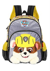 Kit Mochila Costas + Lancheira Patrulha Canina Rubble