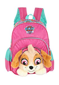 Kit Mochila Costas + Lancheira Patrulha Canina Sky