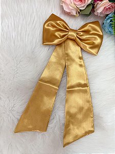 Laço Daminha Opcional Faixa Do Vestido Selena Dourado