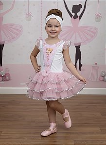 Fantasia Infantil da Bailarina Encantada Faixa Cabelo Festas