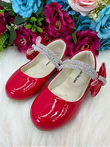 Sapatilha Flor Di MIla Maya Vermelha