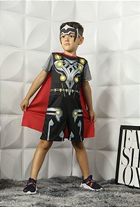 Fantasia Meninos Thor com Máscara