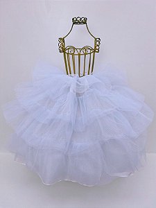 Saiote De Armação Vestidos Anaguá Tule Com Forro Gg
