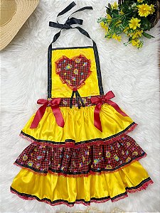 Avental Adulto Junino Caipira Arraiá Festas Tam. Unico Cores