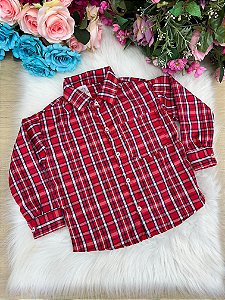 Camisa Xadrez Junina Eduardo Vermelho