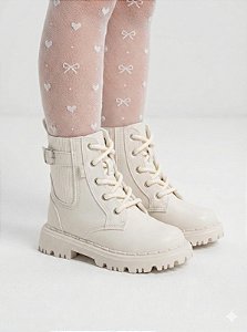 Bota Infantil Coturno Menina Nilqi Botinha Off