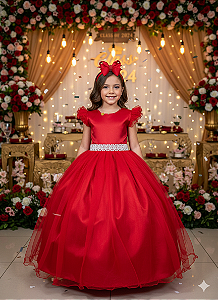 Vestido Infantil Longo Formatura Casamento Daminha Festa
