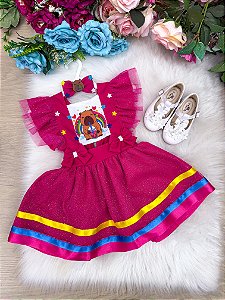 Vestido Capivara Romper Menina Mesversário Temático Festa Luxo