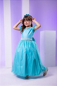 Vestido Infantil Longo Formatura Casamento Daminha Festa