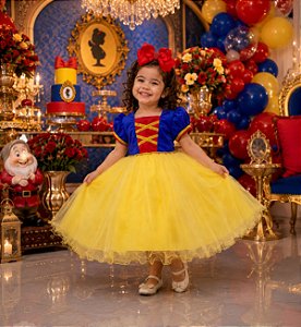 Vestido Infantil Tematico Princesa Maça Princesa Encantada