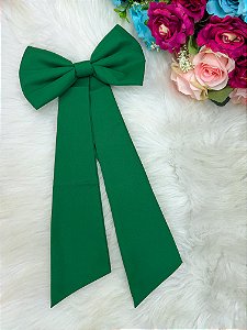 Faixa ajustável com Laço Verde Bandeira para Vestidos Daminhas e Formatura