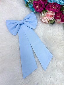 Faixa ajustável com Laço Azul Bebe para Vestidos Daminhas e Formatura