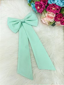 Faixa ajustável com Laço Verde menta para Vestidos Daminhas e Formatura