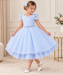 Vestido Infantil Luxo Daminha Festa Casamento