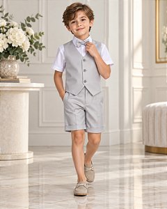 Conjunto Social Terno Colete Infantil Formatura e Casamento