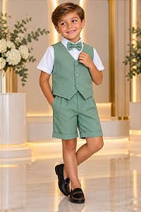 Conjunto Social Terno Colete Infantil Formatura e Casamento