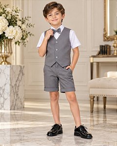 Conjunto Social Terno Colete Infantil Formatura e Casamento