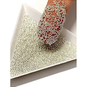 Pedraria p/ Joias de Unhas- Caviar Prata