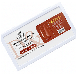 Unhas Postiças Soft Gel Bailarina Alongada Transparente D&Z – 500 Peças