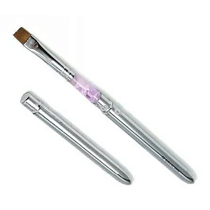 Pincel Avulso Reto Nº2 detalhe roxo