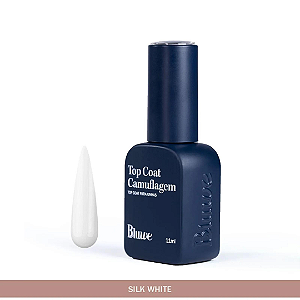 Top Coat Camuflagem Silk White Bluwe 11ml