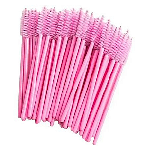 Escovinha de Cilios Rosa Claro 50un