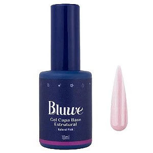 Gel Capa base Estrutural Natural Pink Bluwe 10ml (Embalagem antiga)