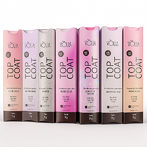 Topcoat Shine Volia Sachê 9ml – Brilho Espelhado