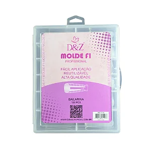 Molde F1 Bailarina D&Z - Caixa com 120 peças reutilizáveis