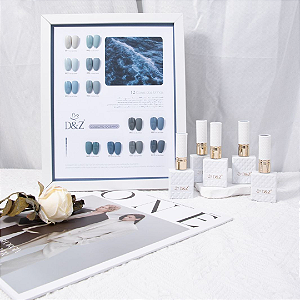 Kit 12 Cores Esmalte em Gel Coleção OCEANO D&Z