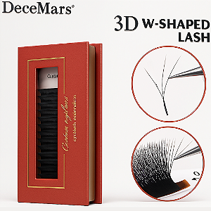 Cílios Decemars W3D 0.07 Curvatura D – MIX e UNITARIO