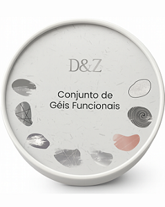 Kit Géis Funcionais D&Z – Texturizado, Perolado, Babyboomer, Marmorizado, Metalizado e Spider Gel