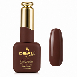Esmalte em Gel Dafu #74 Marrom 12ml