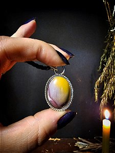 Pingente Jaspe Mookaite