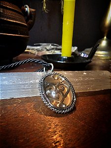 Pingente Quartzo Fumê