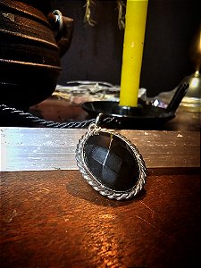 Pingente Obsidiana