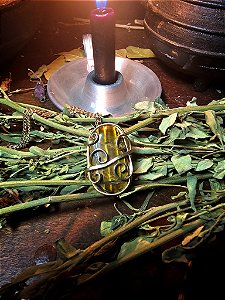 Pingente olho de tigre