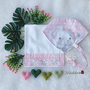 Kit Babador Elefante Menina
