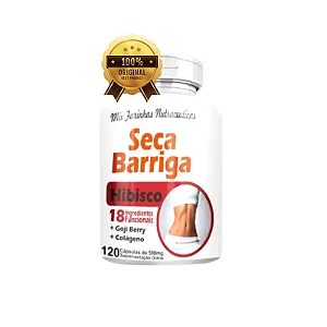 Seca Barriga Hibisco 120caps 500mg - 4 Elementos