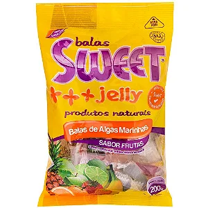 Bala de Algas Sabores Sortidos 200g - Sweet Jelly